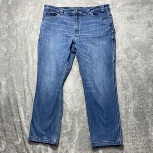 Duluth Trading Post Jeans Men's 44x32* Blue Denim Relaxed Ballroom Double Flex
